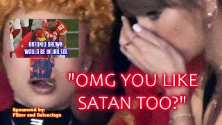 Superbowl Circus recap  Taylor Swift beer chug Ice Spice loves the devil Andy Reid bullied [upl. by Ashwell]