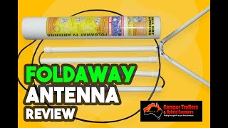 Foldaway Antenna  The Best Caravan and Camping Antenna in Australia  Review 2022 [upl. by Okomom]