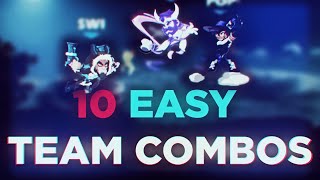 10 of the EASIEST Team Combos in BRAWLHALLA [upl. by Durward841]