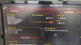 Gigabyte A320M S2H Sanallaştırma Etkinleştirme SVM Mode Nasıl Açılır [upl. by Xuerd691]