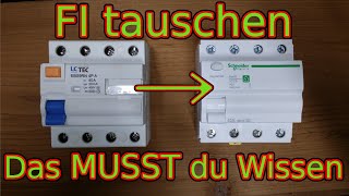 FI einbauen und austauschen  Schritt für Schritt  Schneider  Musst du wissen  ✅ EleKtrOniXxX✅ [upl. by Lletnohs]