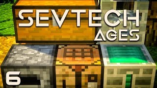 SevTech Ages EP6 Age 1 Crafting Table Upgrade  Prospecting Ore [upl. by Goodrich]