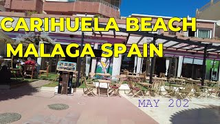 Carihuela Beach Restaurants Cafes Bars Shops The place to be May 24 mwtechlife [upl. by Kathlene]