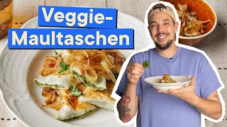 Vegane Maultaschen mit SpinatFüllung [upl. by Ybocaj847]