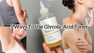 5 Ways To Use Glycolic Acid Toner 🤍 glycolicacidtoner [upl. by Medwin340]