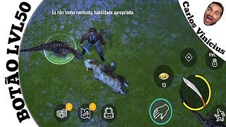 DESBLOQUEEI O BOTÃO DE NÍVEL 50  OLHA PRA QUE ELE SERVE  JURASSIC SURVIVAL [upl. by Thordis]