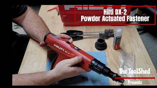 The Hilti DX2 Powder Actuated Fastener How to Use Fuel and Fully Clean [upl. by Aidnis]