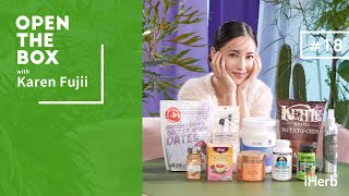 【iHerb Japan】藤井夏恋のウェルネスな毎日に欠かせないiHerbのお気に入りアイテムを紹介｜OPEN THE BOX [upl. by Willamina922]