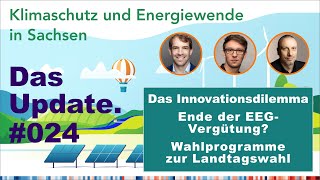 Innovationsdilemma  Ende der EEGVergütung  Wahlprogramme Landtagswahl Sachsen 2024 LTWSN ltw24 [upl. by Elyr]