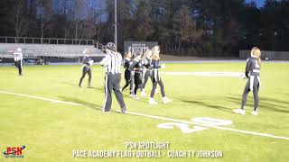 PSN Spotlight  Pace Academy Knights Flag Football [upl. by Buzz261]