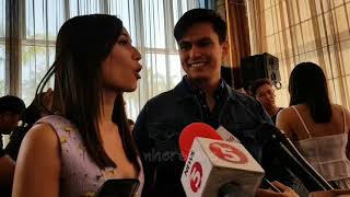 JASMINE CURTISSMITH TOM RODRIGUEZ lead cast of horror movie MALEDICTO [upl. by Esserac]