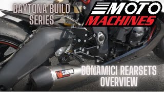 Bonamici Rearsets Overview  Moto Machines  Daytona Build Series [upl. by Kara-Lynn]