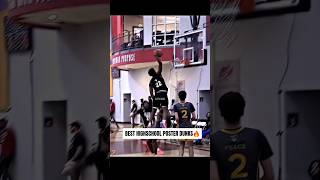 Best Highschool Poster Dunks 🥶🔥 shorts highschool [upl. by Ahsiemal]