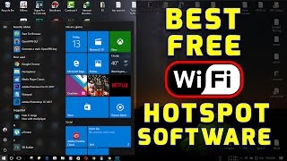 Best FREE Wifi Hotspot Software Specially For WINDOWS 10 [upl. by Attlee92]