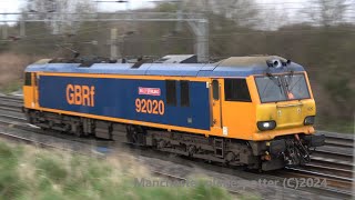 4K WCML Train Spotting At Crewe Basford Hall Junction On The 08032024 [upl. by Mateya]