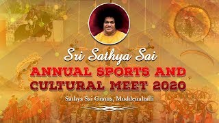 15 January 2020 Morning  Sri Sathya Sai Annual Sports and Cultural Meet Live From Muddenahalli [upl. by Aplihs]