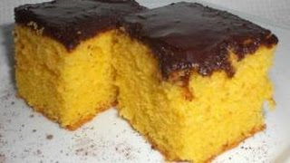 Bolo de cenoura fofinho com cobertura de chocolate durinha [upl. by Lough235]