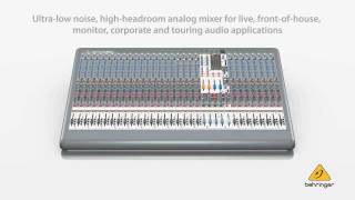 XENYX XL3200 Premium 32Input 4Bus Live Mixer with XENYX Mic Preamps and British EQs [upl. by Loni608]