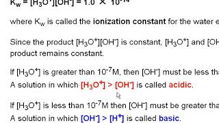 Kw and the Autoionization of Water [upl. by Ehsom]