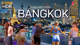 🇹🇭 4K HDR  Walking Bangkok 2024  The Best City in the World  destination for tourists [upl. by Madeline]