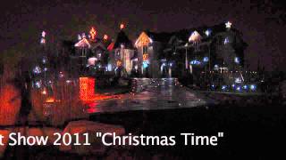 Larsens Christmas Light Show 2011 CHristmas Time [upl. by Gschu]