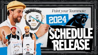 Paint Your Teammate  Carolina Panthers 2024 Schedule Release [upl. by Heim]