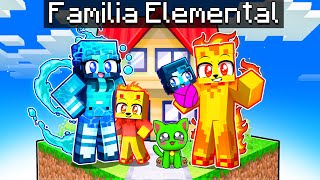 ¡La FAMILIA ELEMENTAL en MINECRAFT 🌊👶🔥 Alexy [upl. by Glimp]