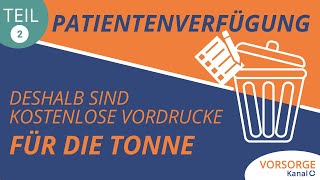 Kostenlose Vorlage für Patientenverfügung 2  Unwirksame Patientenverfügung  So erkennst du sie [upl. by Sigsmond]