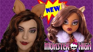 Halloween Makeup Tutorial  Monster Highs Clawdeen Wolf [upl. by Blakeley691]