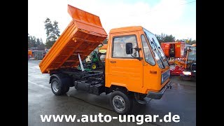 Multicar M26 Kipper Baujahr 2000 Allrad 4x4 wwwautoungarde [upl. by Iolenta938]