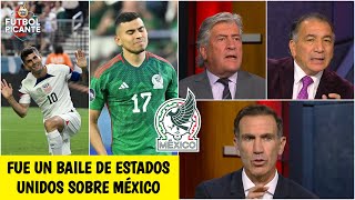 EXPLOTARON con críticas para México tras la HUMILLANTE GOLEADA ante Estados Unidos  Futbol Picante [upl. by Haimerej]