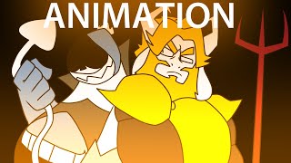 ASGORE VS CHAOS KING UNDERTALE VS DELTARUNE ANIMATION [upl. by Mide891]