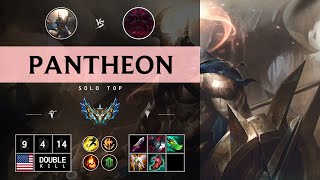 Pantheon Top vs Ornn  NA Challenger Patch 1412 [upl. by Jock]