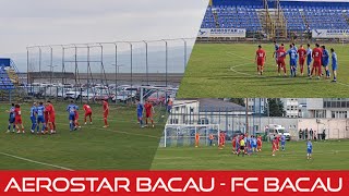 932 Fotbal  Liga 3 Aerostar Bacau  FC Bacau 01 Derbyul bacauan transat de Carstean [upl. by Anohr633]