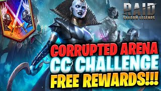 FREE REWARDS CORRUPTED ARENA CHALLENGE  RAID SHADOW LEGENDS [upl. by Ocirnor]