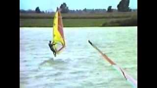 Oldskool Windsurfing Kraaijenbergse Plassen 1986 [upl. by Fatimah]