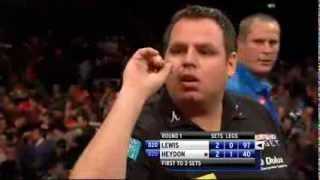 PDC World Darts Championship 2012 Adrian Lewis vs Nigel Heydon First Round [upl. by Lain316]