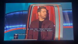 Comments after Sofronio Vasquez’s performance  The Voice Playoffs Day 3 112624 [upl. by Eemia557]