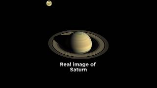 The true story of Cassini  Saturn real image  space shorts saturn [upl. by Idnil]