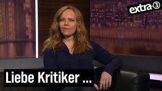 Sarah Bosetti antwortet den Kritikern der Letzten Generation  extra 3  NDR [upl. by Fusuy]