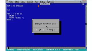 QBasic Tutorial 27  Screens  QB64 [upl. by Suiraj]