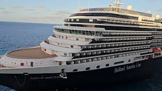 Holland Americas Nieuw Amsterdam cruise ship [upl. by Ynohtnaleahcim]