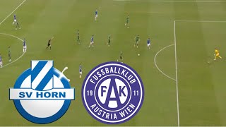 SV Horn 01 Austria Wien Highlights  ÖFBCup 2024 [upl. by Enirhtac]