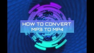 How to Convert MP3 to MP4 Cover or Audio Specturm [upl. by Huxley]