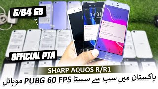 Cheapest Pubg Phone Under 13k in Pakistan  Sharp Aquos R 1 Review  60FPS Pubg Device in Low Range [upl. by Nored]