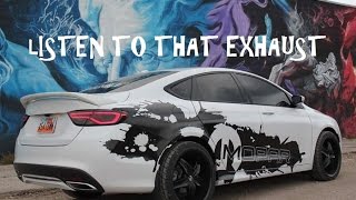 2015 CHRYSLER 200 S CUSTOM MAGNAFLOW EXHAUST [upl. by Yedok]