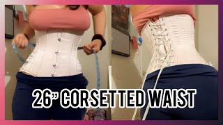 Corset Lacing  Measuring Corseted Waist  CS 426 [upl. by Adihaj]