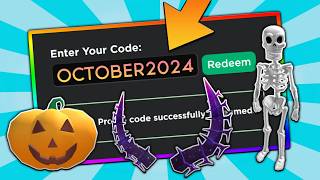 9 NEW CODES ALL OCTOBER 2024 Roblox Promo Codes For ROBLOX FREE Items and FREE Hats 2024 UPDATED [upl. by Mitzie]