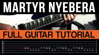 Martyr Nyebera  Kamikazee Guitar Tutorial WITH TAB [upl. by Viddah]