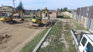 Realizzazione campo in sintetico Mondo 4NX Rizzo Costruzioni [upl. by Atterual]